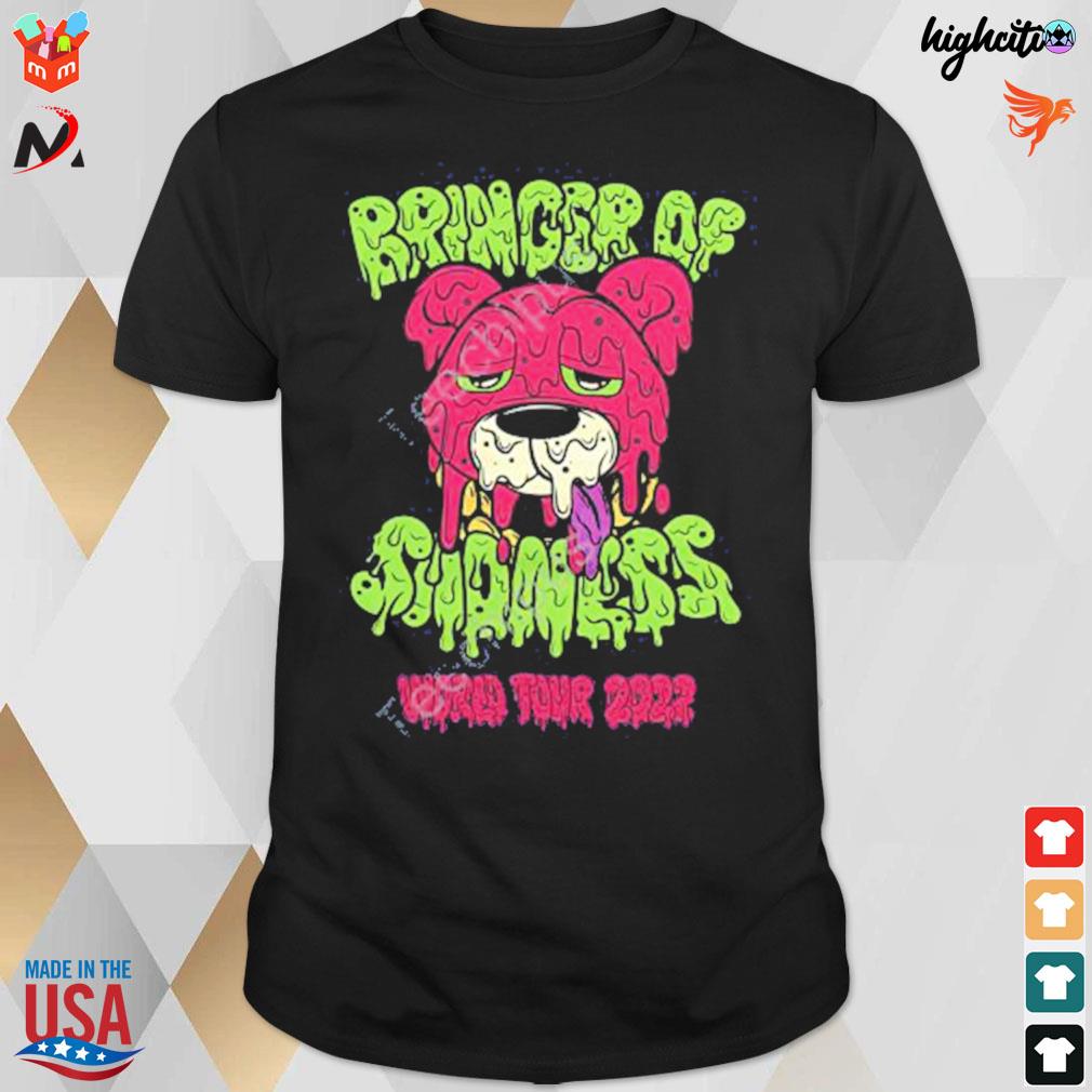 Bringer of sadness world tour 2022 bear t-shirt