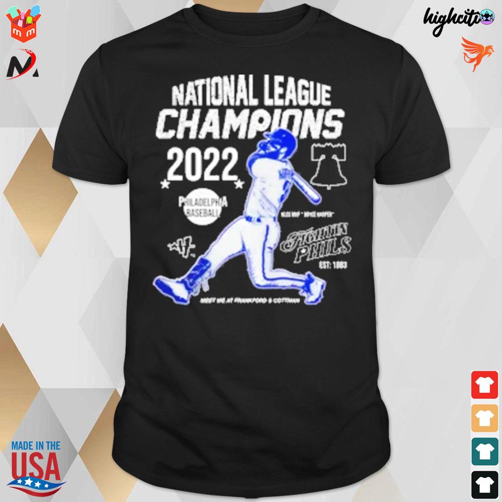 Bryce Harper national league champs 2022 Philadelphia baseball t-shirt