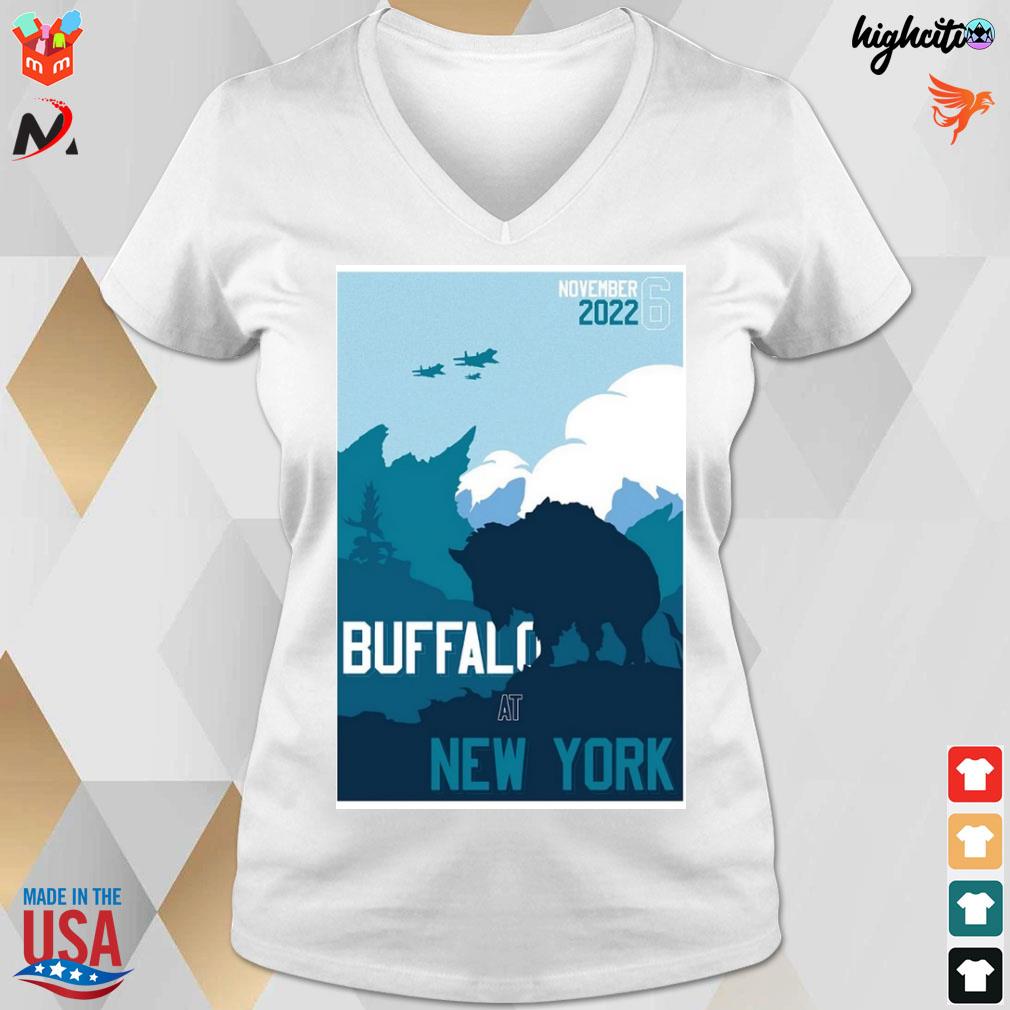 Buffalo Bills vs. new york jets nov 6 2022 game days poster t-shirt,  hoodie, sweater, long sleeve and tank top