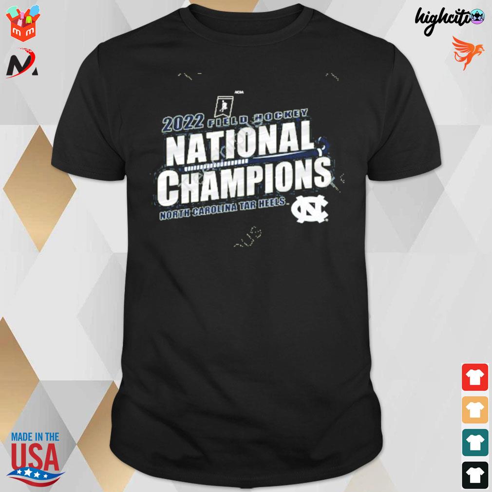 Carolina blue north Carolina tar heels 2022 ncaa field hockey national champions t-shirt
