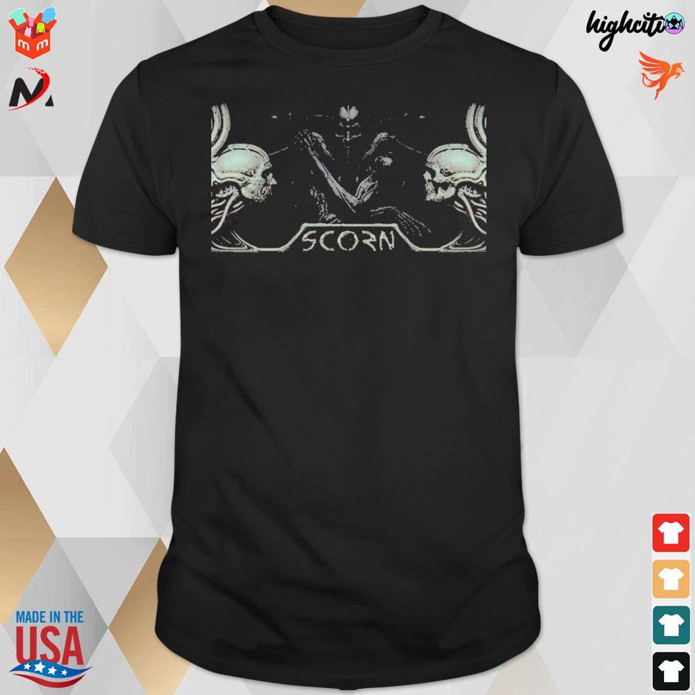 Creepy scorn game artwork t-shirt