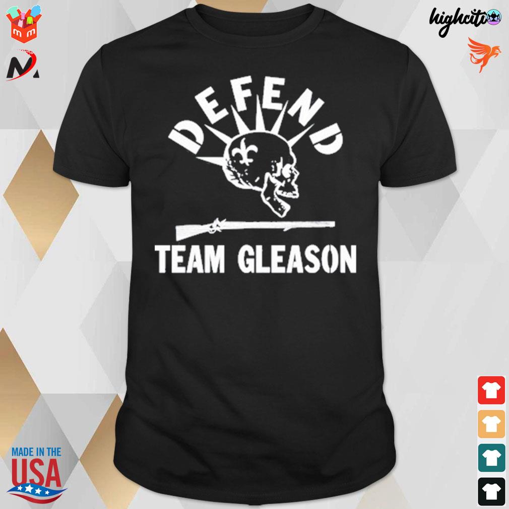 Defend team gleason skull t-shirt