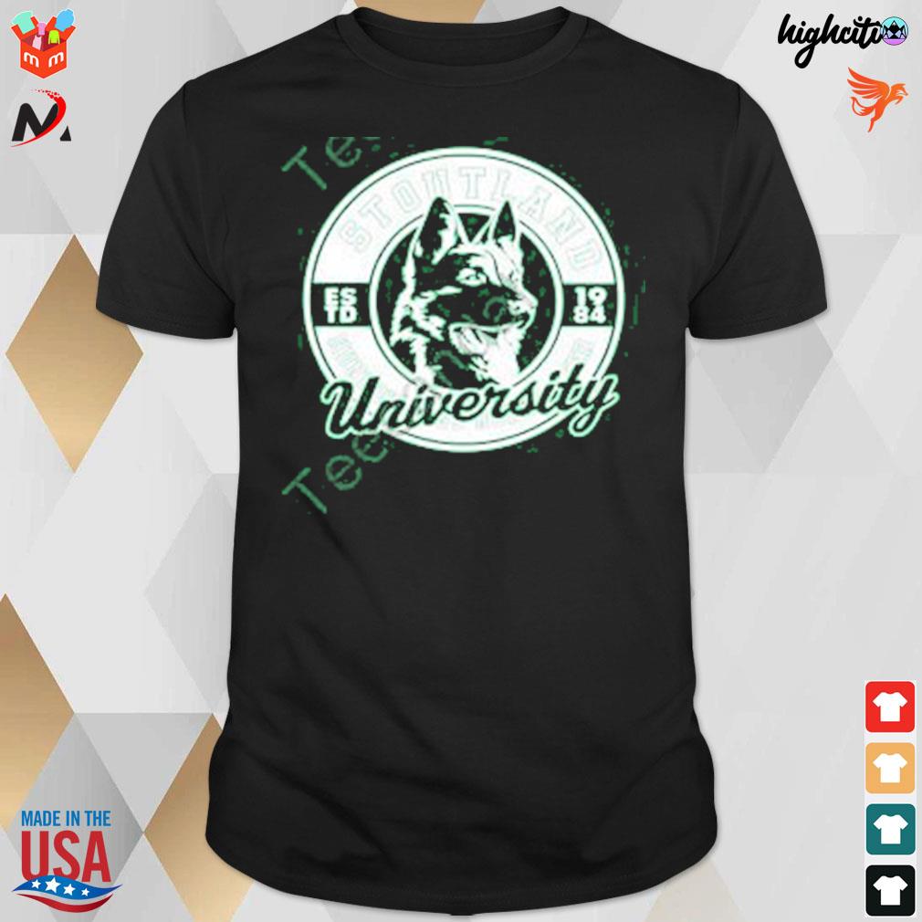 Eagles autism foundation stoutland university estd 1984 hungry dogs run faster wolf t-shirt