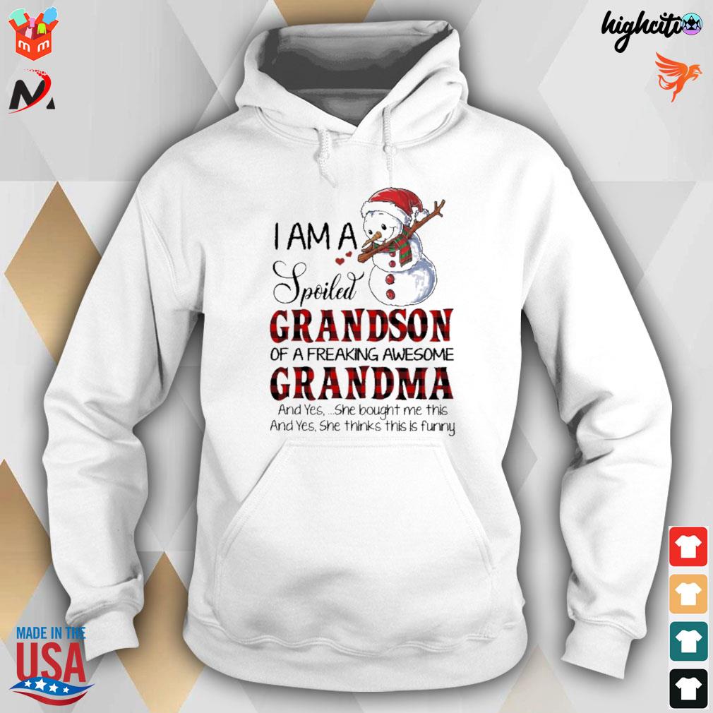 spoiled grandson t shirt