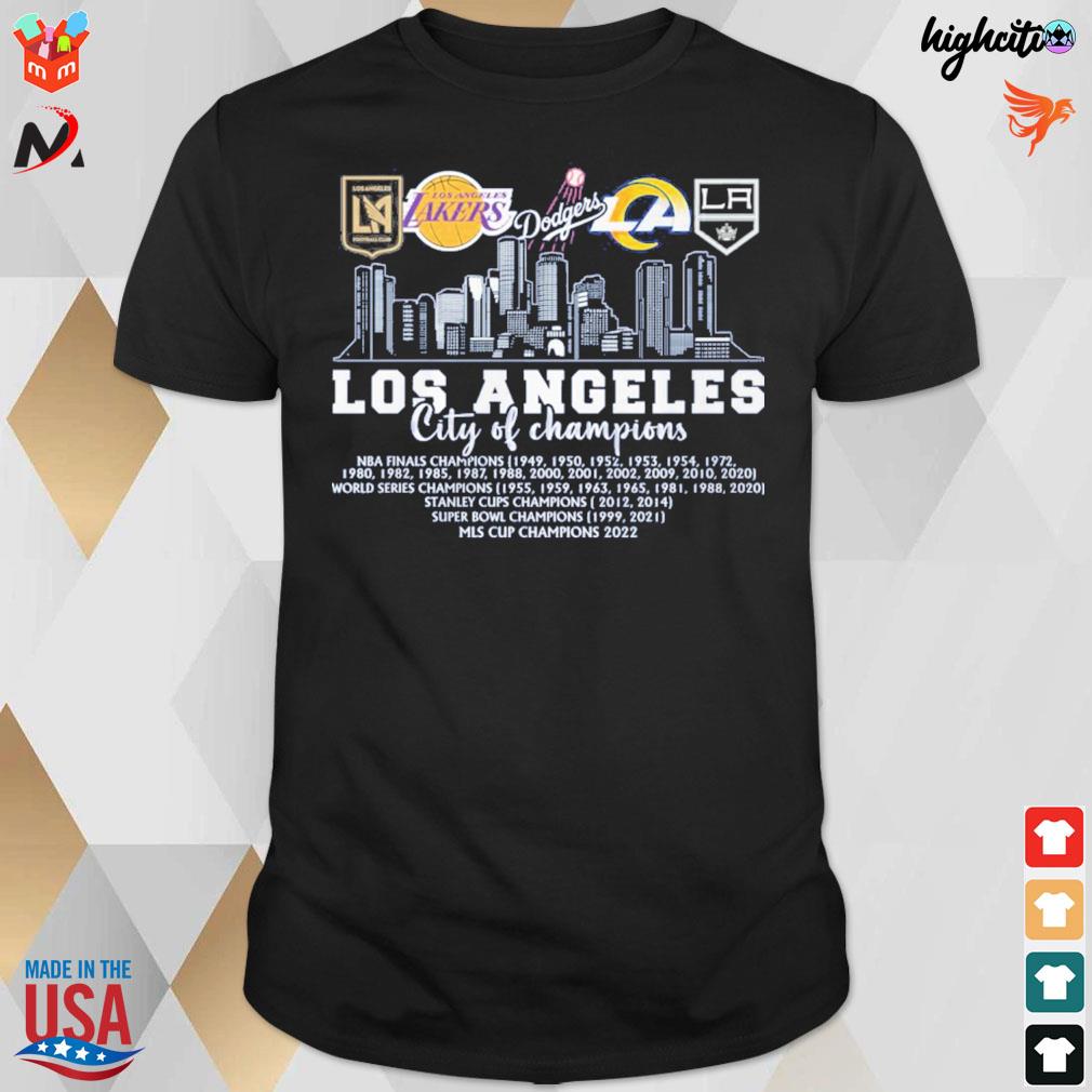 LA Lakers NBA Champions LA Dodgers 2020 World Series Champions T