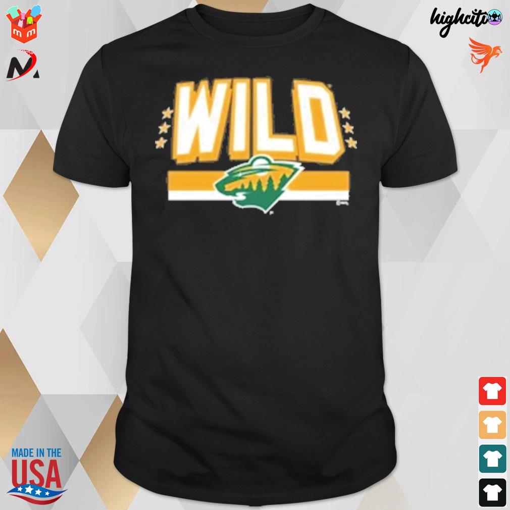Minnesota wild fanatics branded green team jersey inspired t-shirt