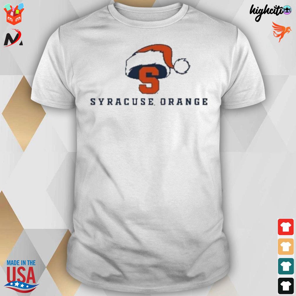Syracuse orange logo with santa hat Christmas 2022 T-shirt