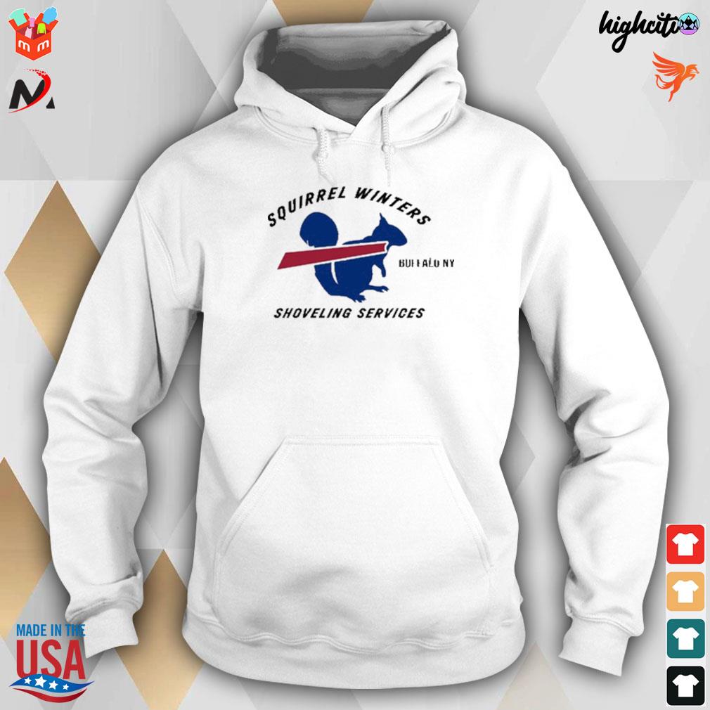 The Buffalo Bills legend squirrel winters shoveling services t