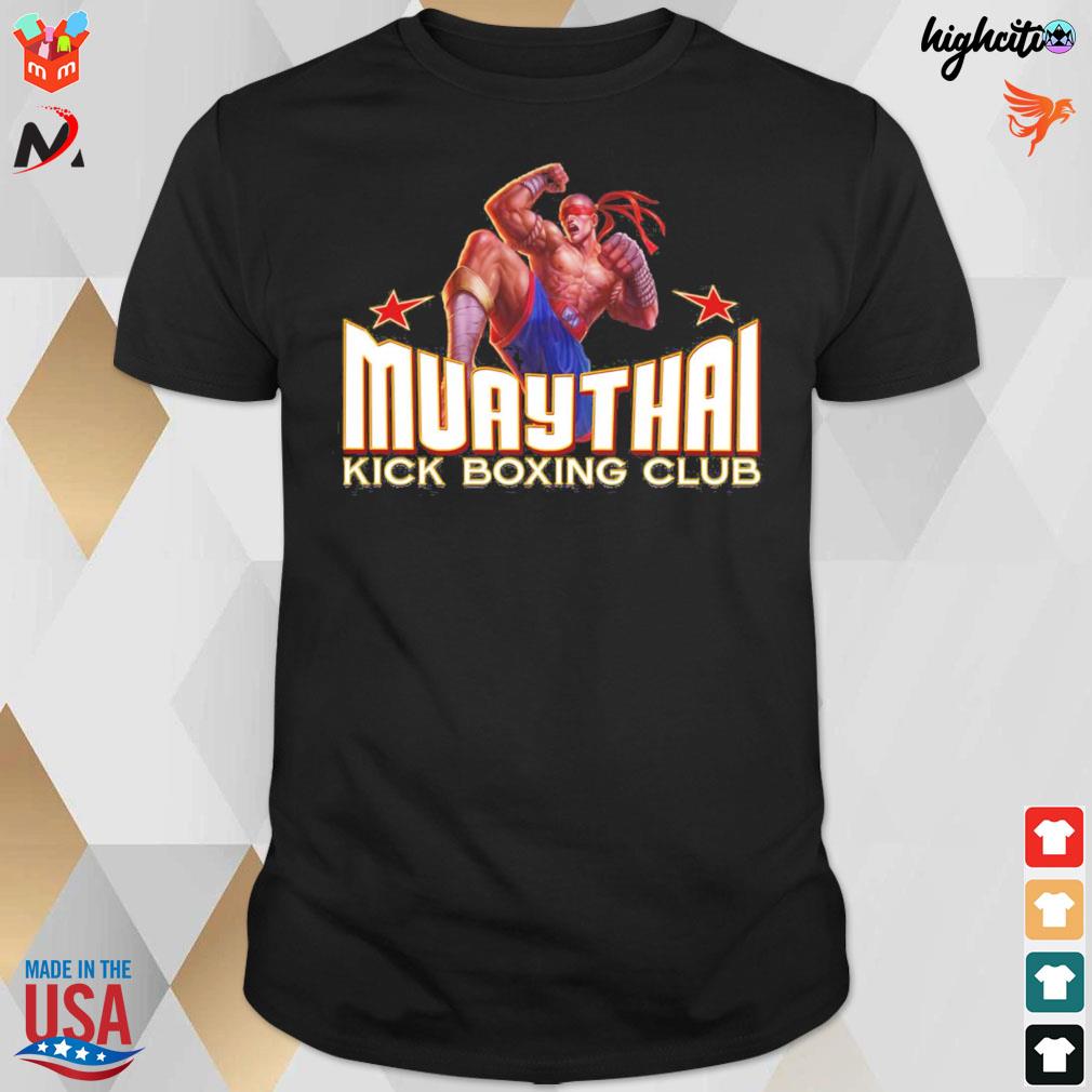 This is the best kickboxing club in town muay thaI kick boxing school t-shirt