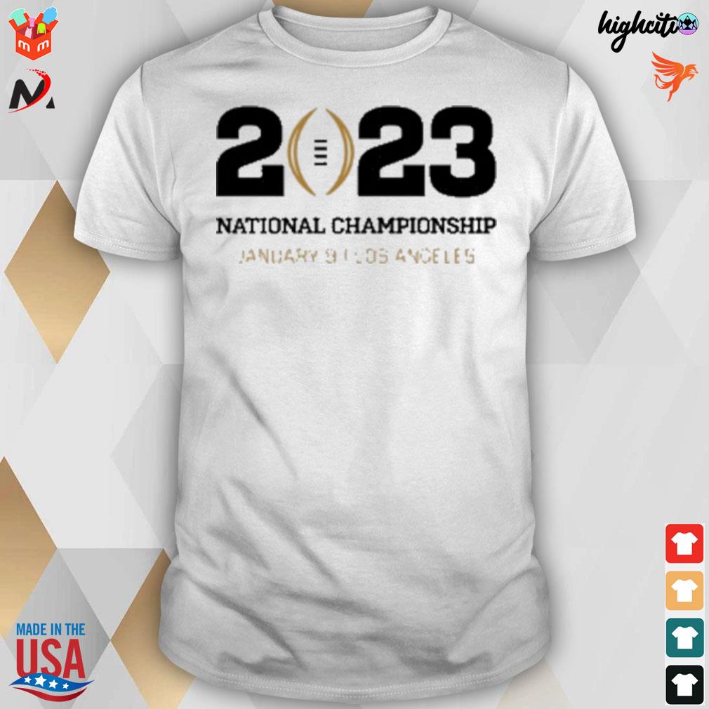2023 national championship January 9 Los Angeles t-shirt