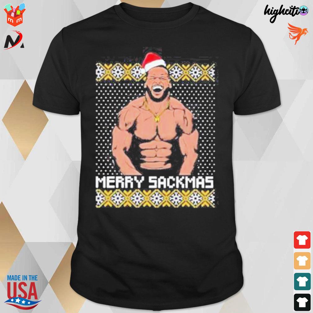 Aaron Donald merry sackmas 2022 ugly sweater t-shirt, hoodie, sweater, long  sleeve and tank top