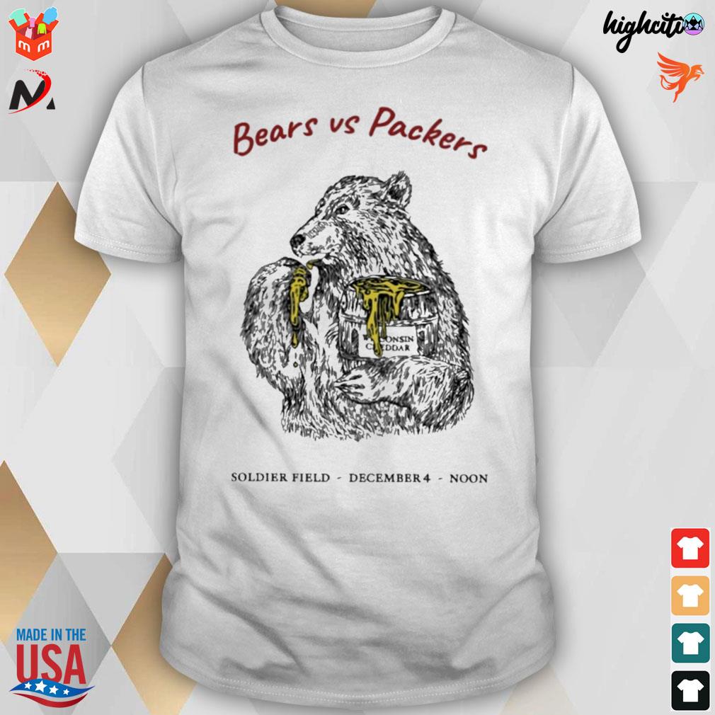 Bears vs Packers soldier field december 4 noon Chicago Bears t-shirt