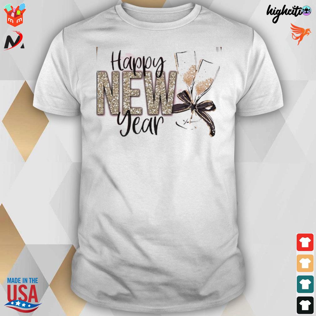 Cheers to the new year 2023 happy new year t-shirt