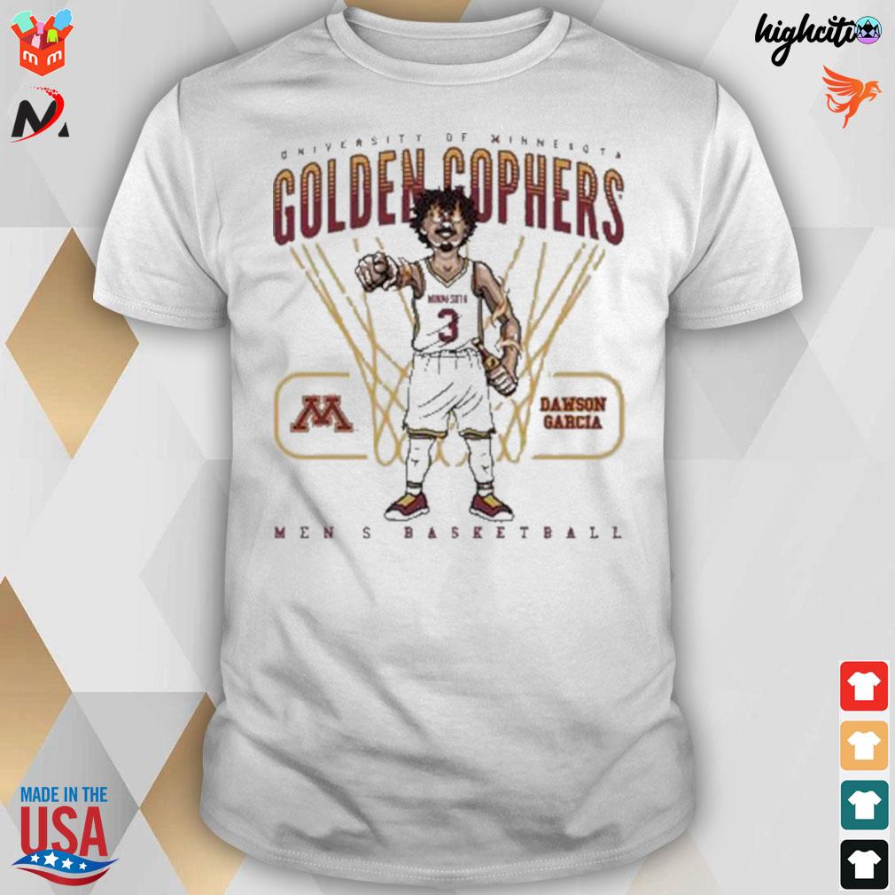 Dawson Garcia university of Minnesota golden gophers men's basketball t-shirt