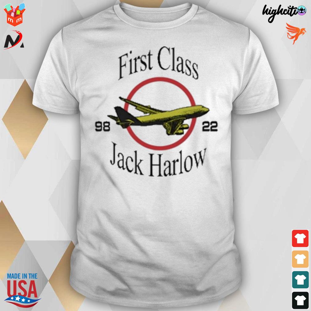 First class 98-22 Jack Harlow plane t-shirt