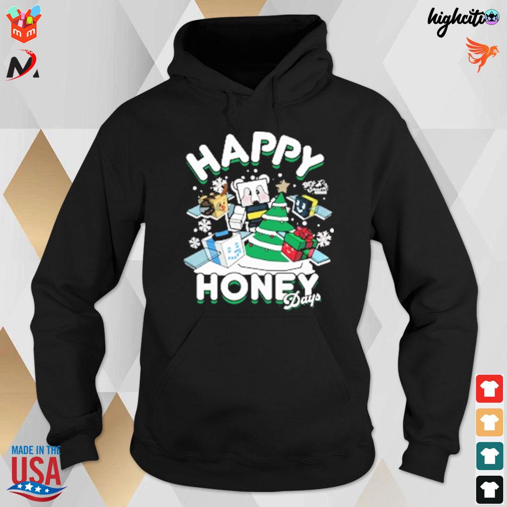 Honey Bee Tees Merry & Bright Hooded Sweatshirt