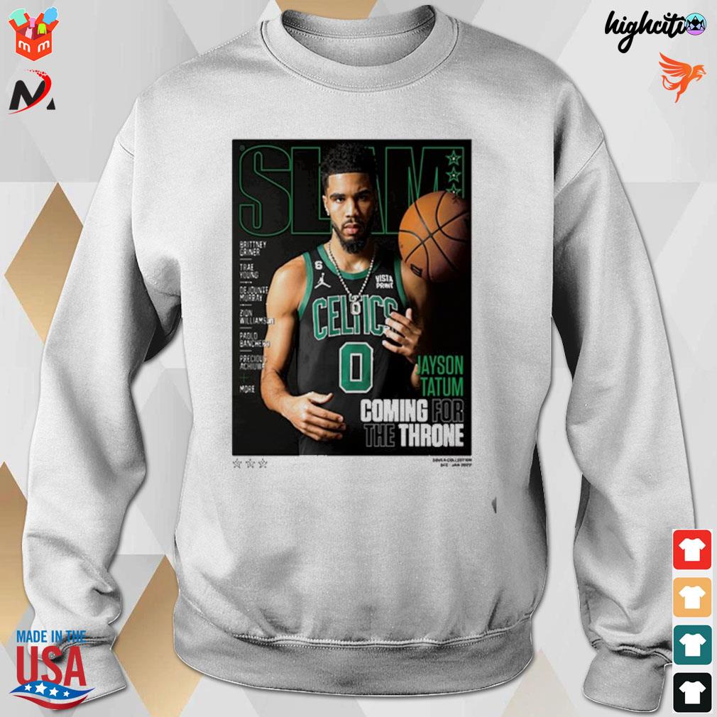 SLAM Jayson Tatum Coming For The Throne shirt, hoodie, sweater