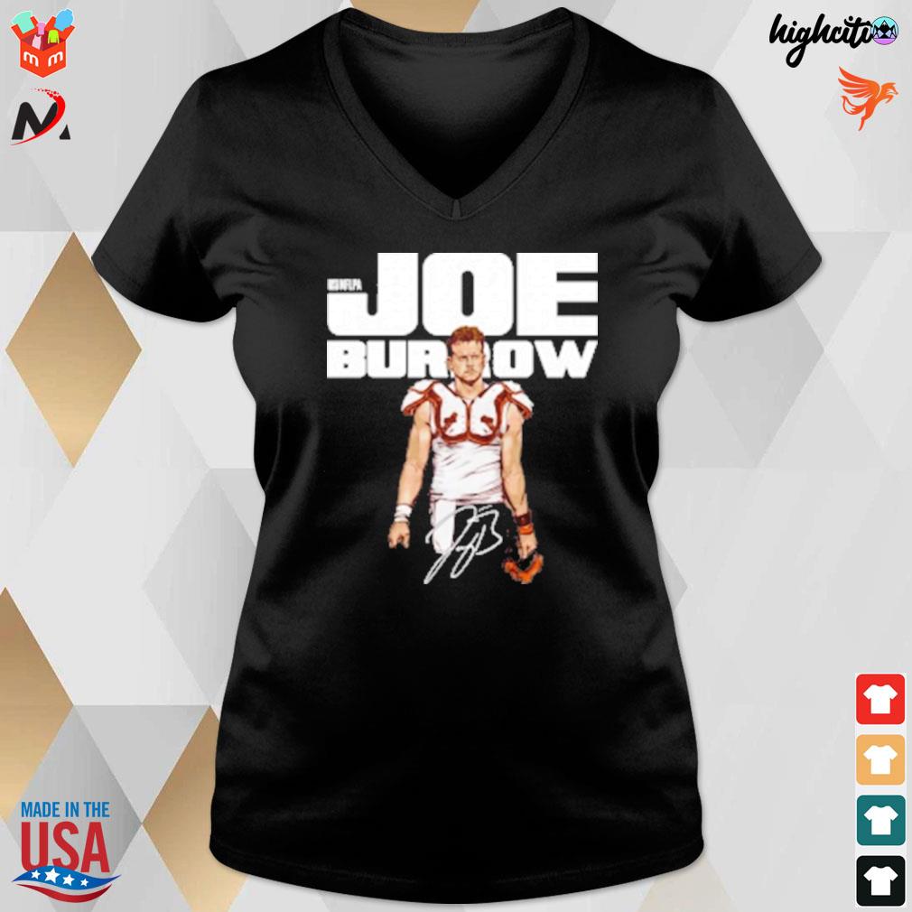 Official Joe Burrow Pads WHT T Shirt