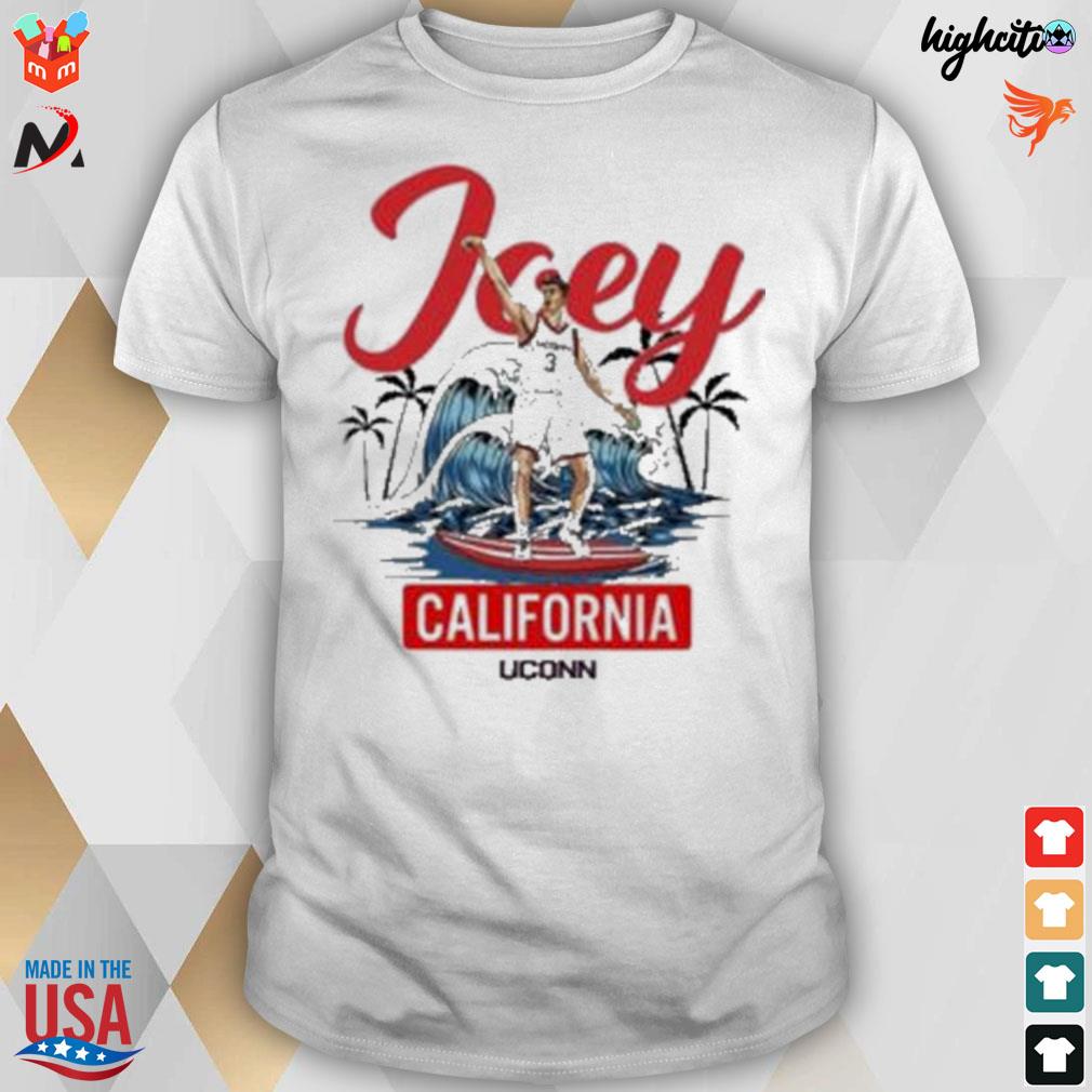 Joey California uconn huskies t-shirt