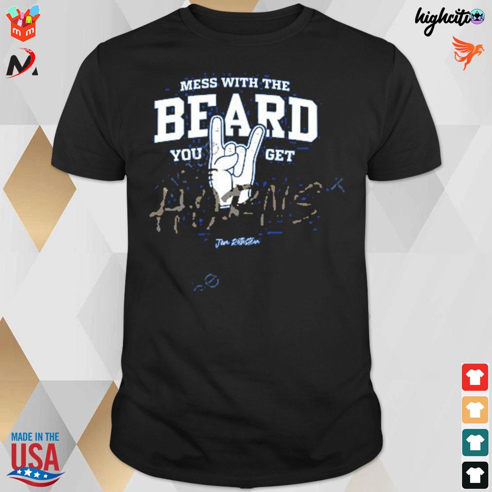 Jon Rothstein mess with the beard you get the horns t-shirt