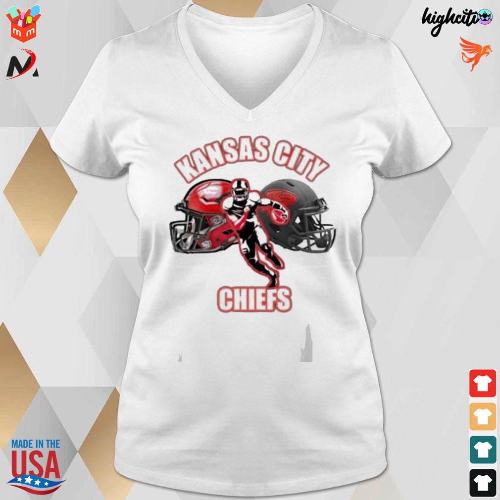 Official kansas city Chiefs throwback helmet T-shirts, hoodie, tank top,  sweater and long sleeve t-shirt