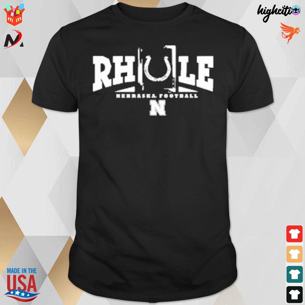 Ncaa Matt Rhule Nebraska Football horseshoe t-shirt