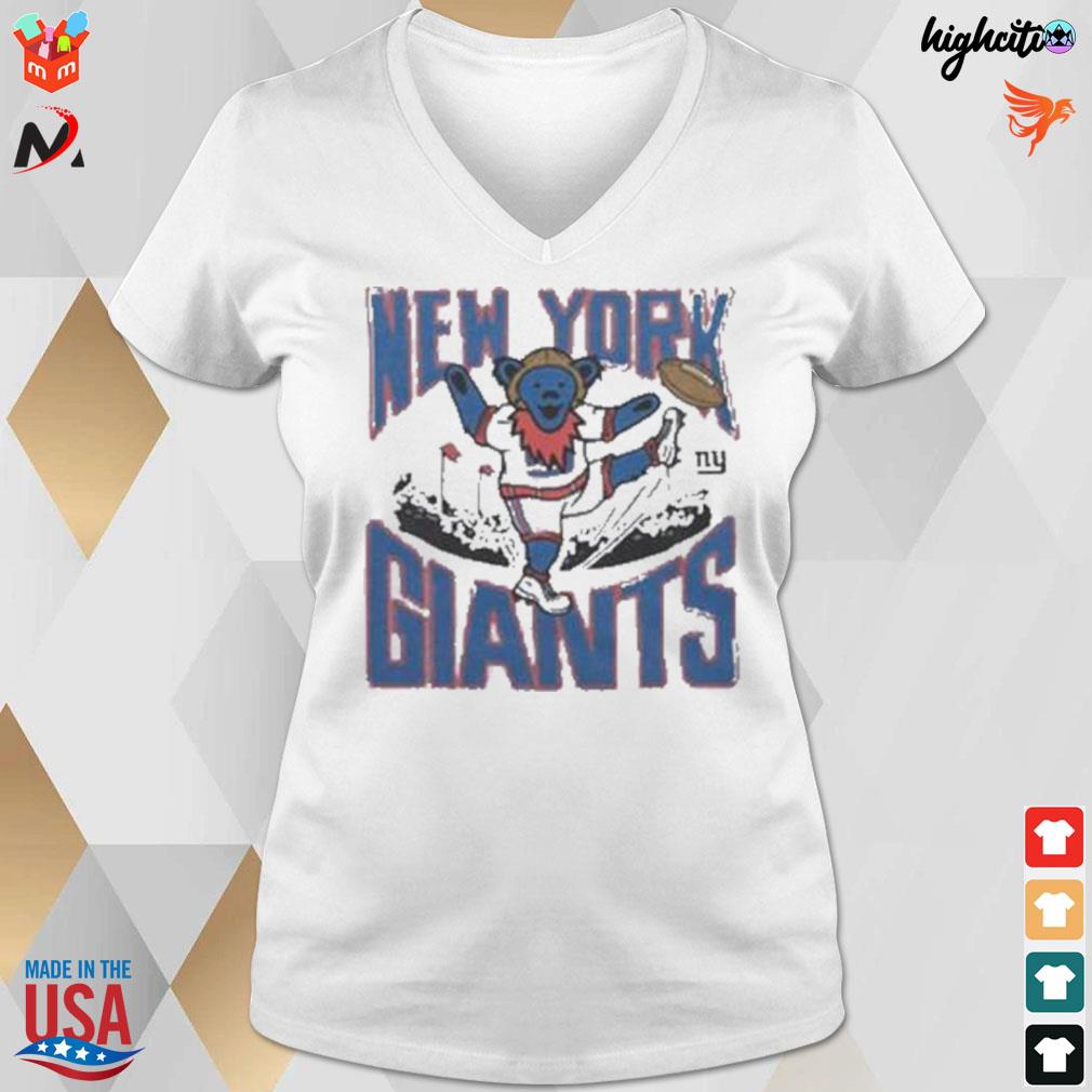 New York Giants / Grateful Dead Custom Printed T-Shirt