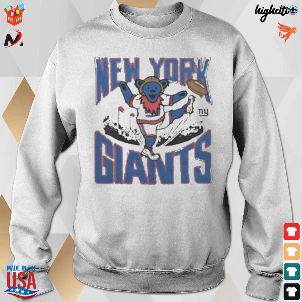 New York Giants / Grateful Dead Custom Printed T-Shirt