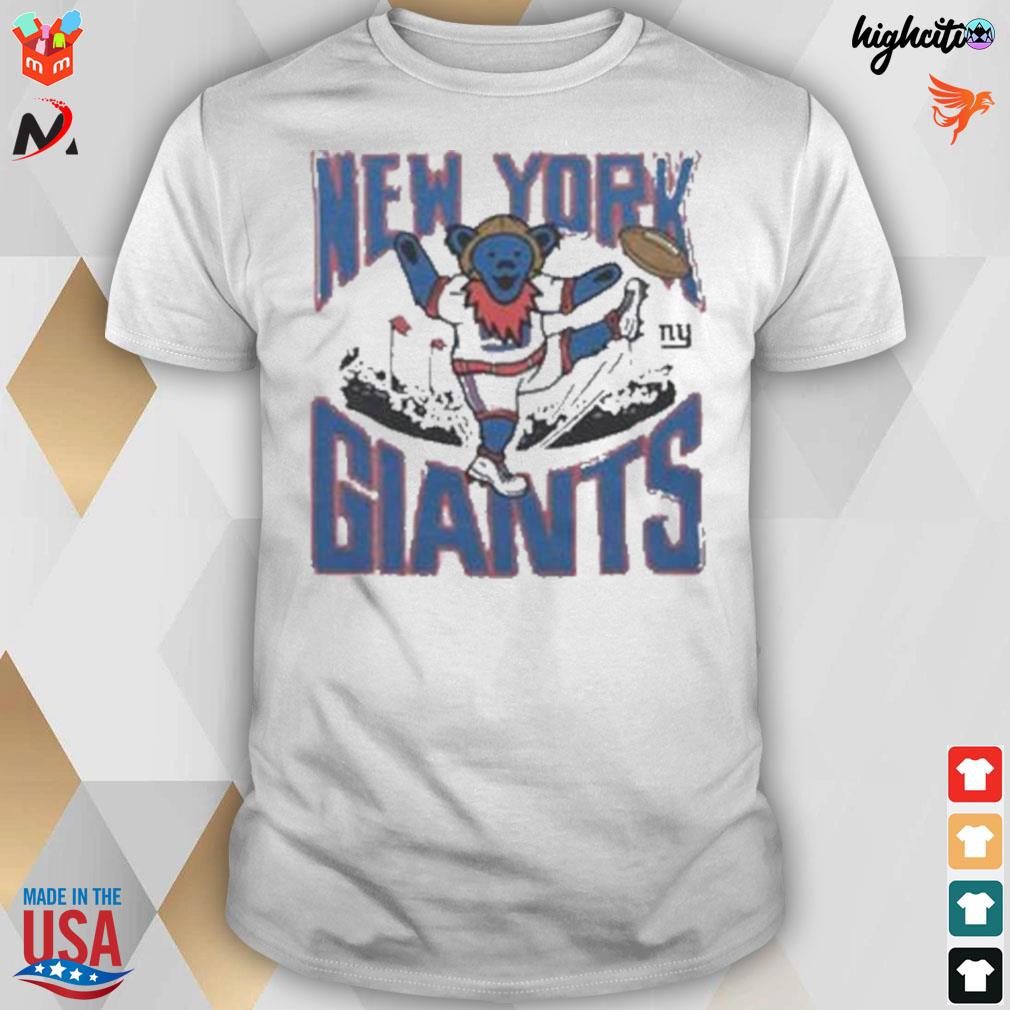 New York Giants / Grateful Dead Custom Printed T-Shirt