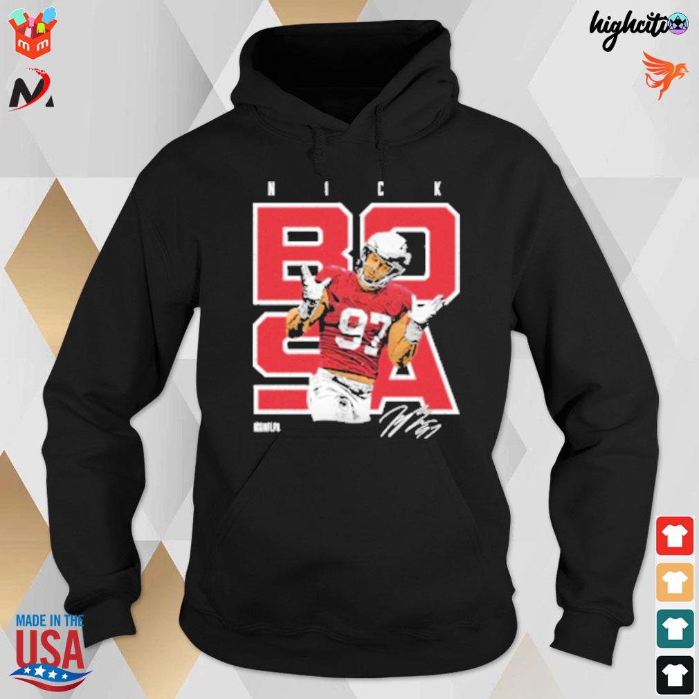 Nick Bosa San Francisco 49ers Shrugs Signature shirt, hoodie, sweater, long  sleeve and tank top