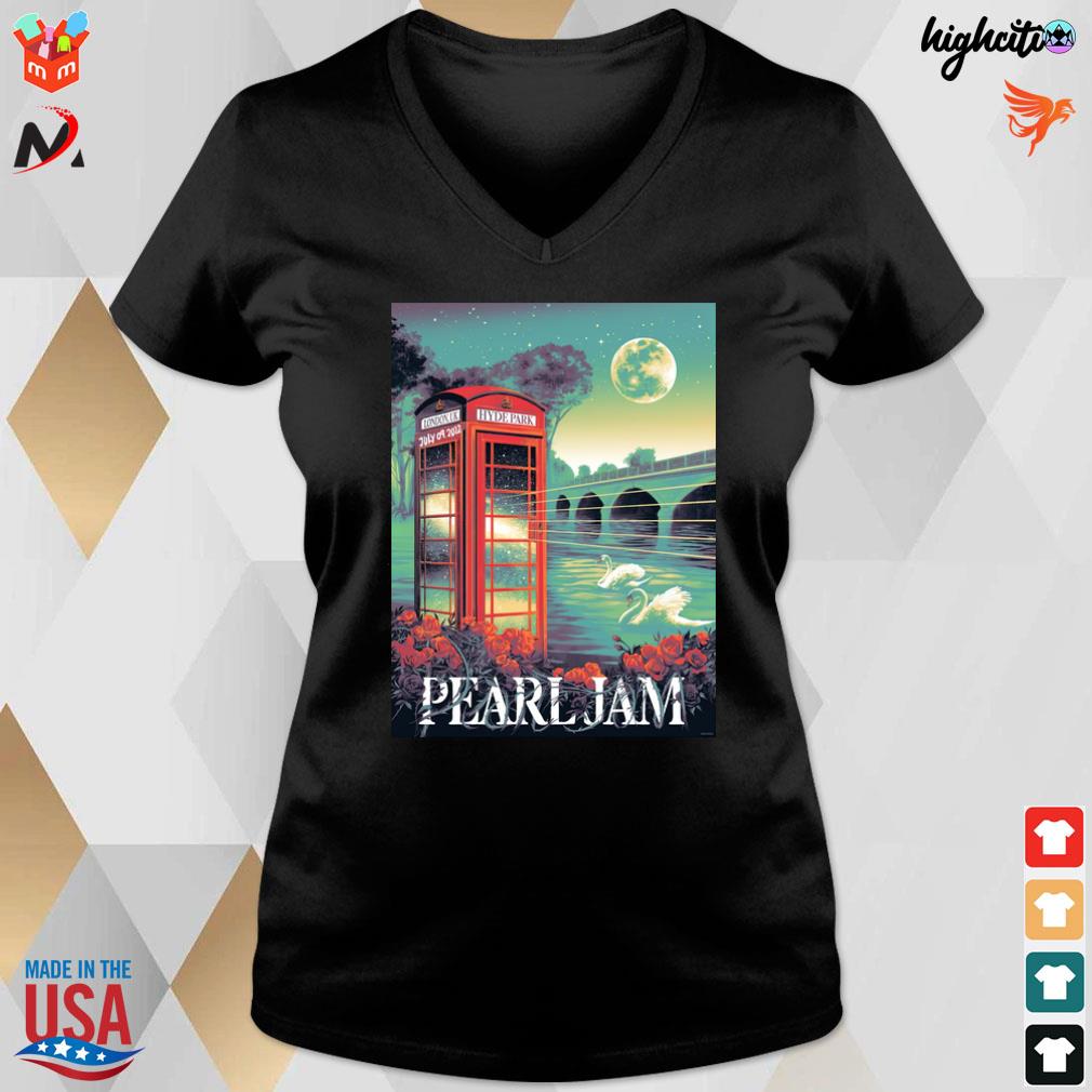 vakuum sovende Abnorm Official Pearl jam london uk hyde park T-shirt, hoodie, sweater, long  sleeve and tank top