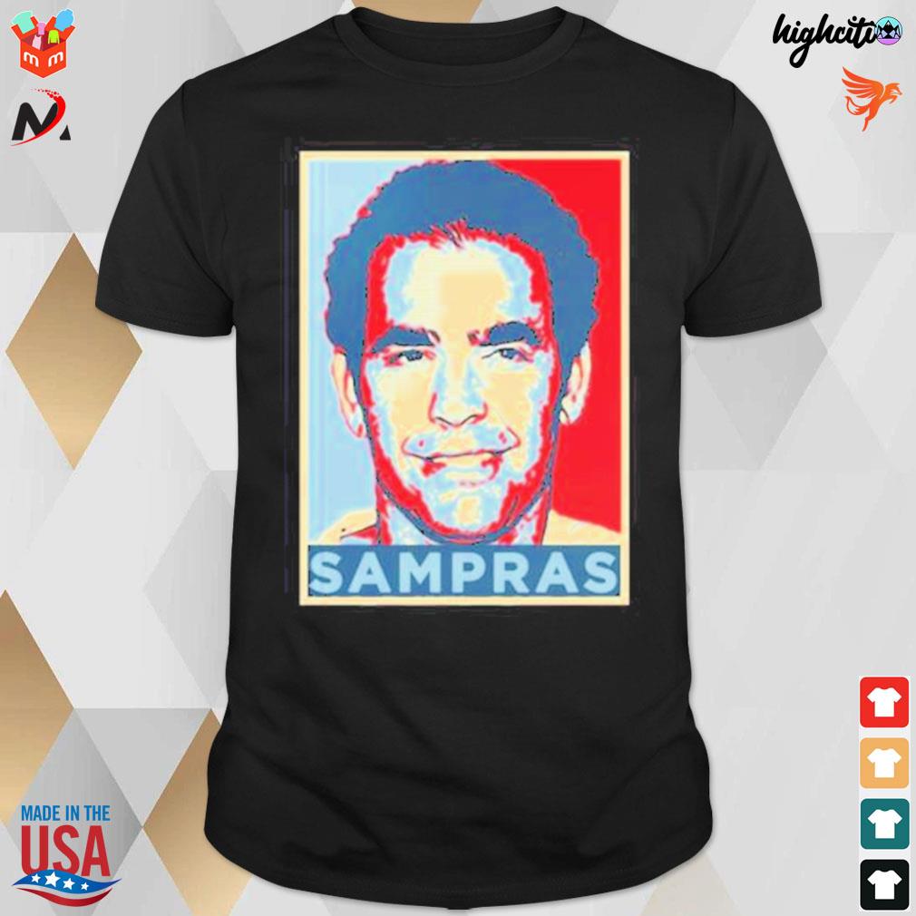 Pete Sampras digital graphic tennis pro t-shirt