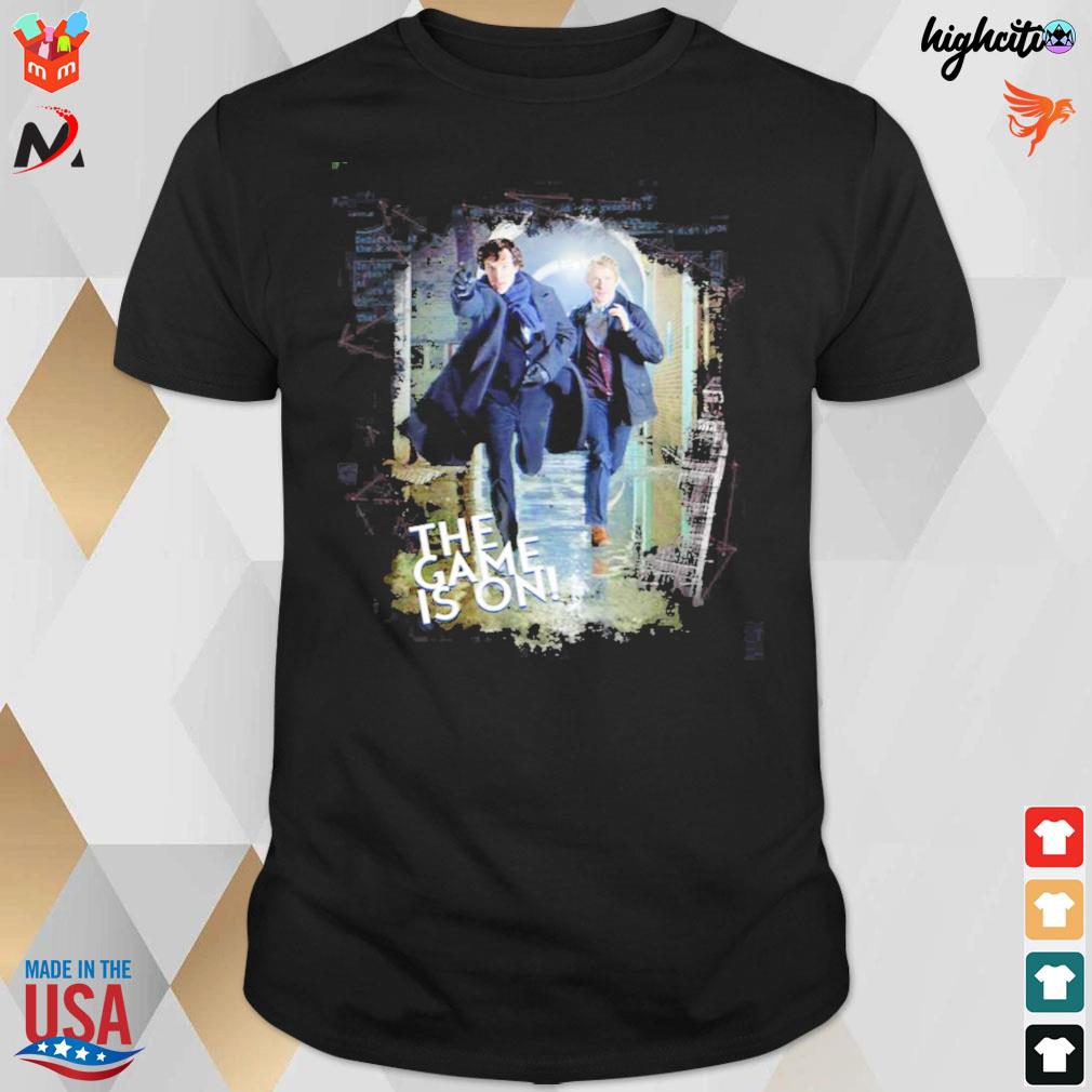 The game is on Sherlock Holmes t-shirt