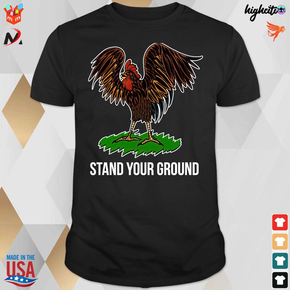 Tim Pool Timcast Store Chicken Stand Your Ground Black T-Shirt