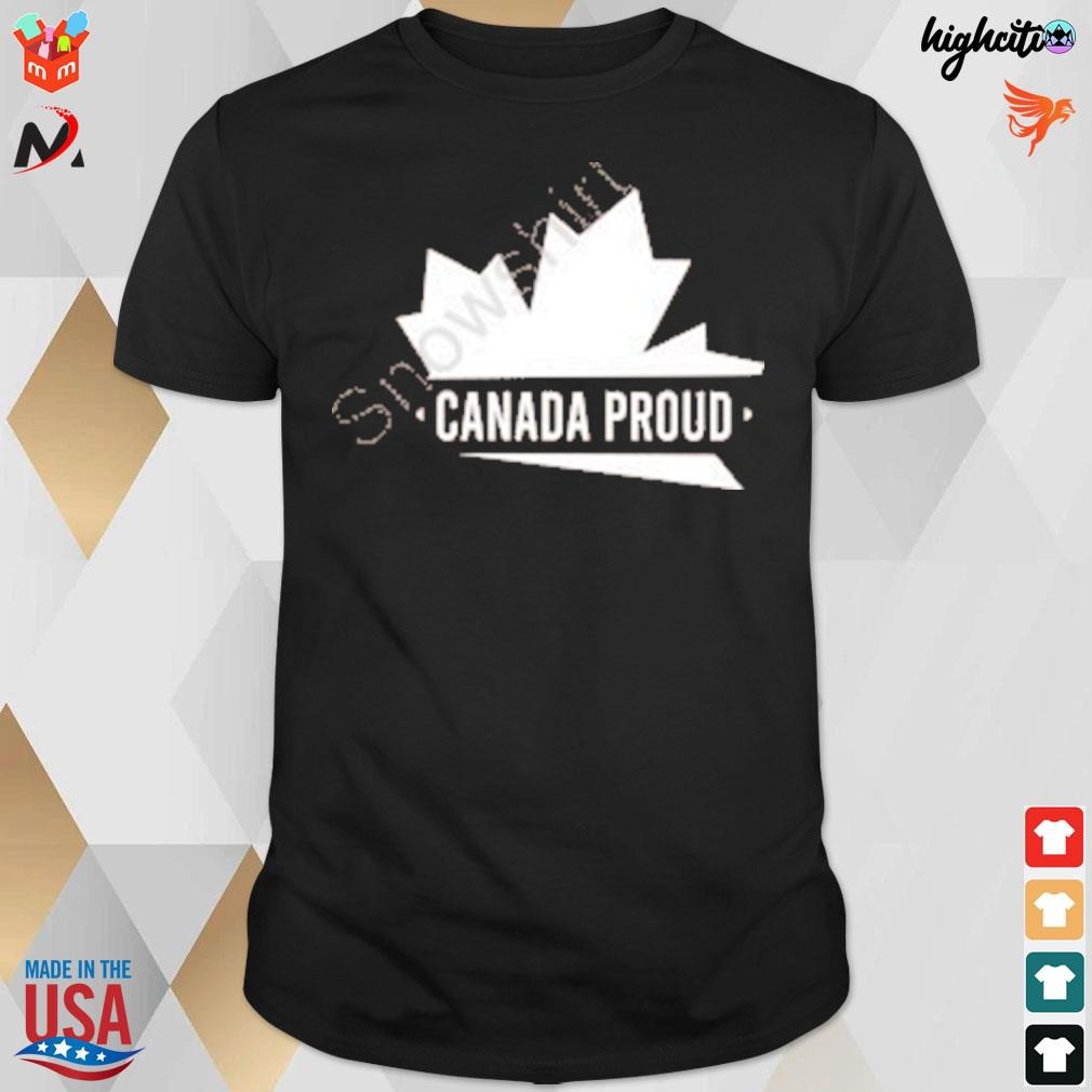 Canada proud signature t-shirt