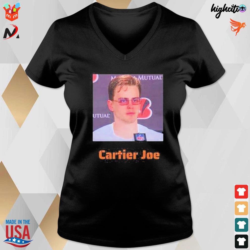 Cincinnati Bengals Joe Burrow Cartier Joe shirt, hoodie, sweater, long  sleeve and tank top