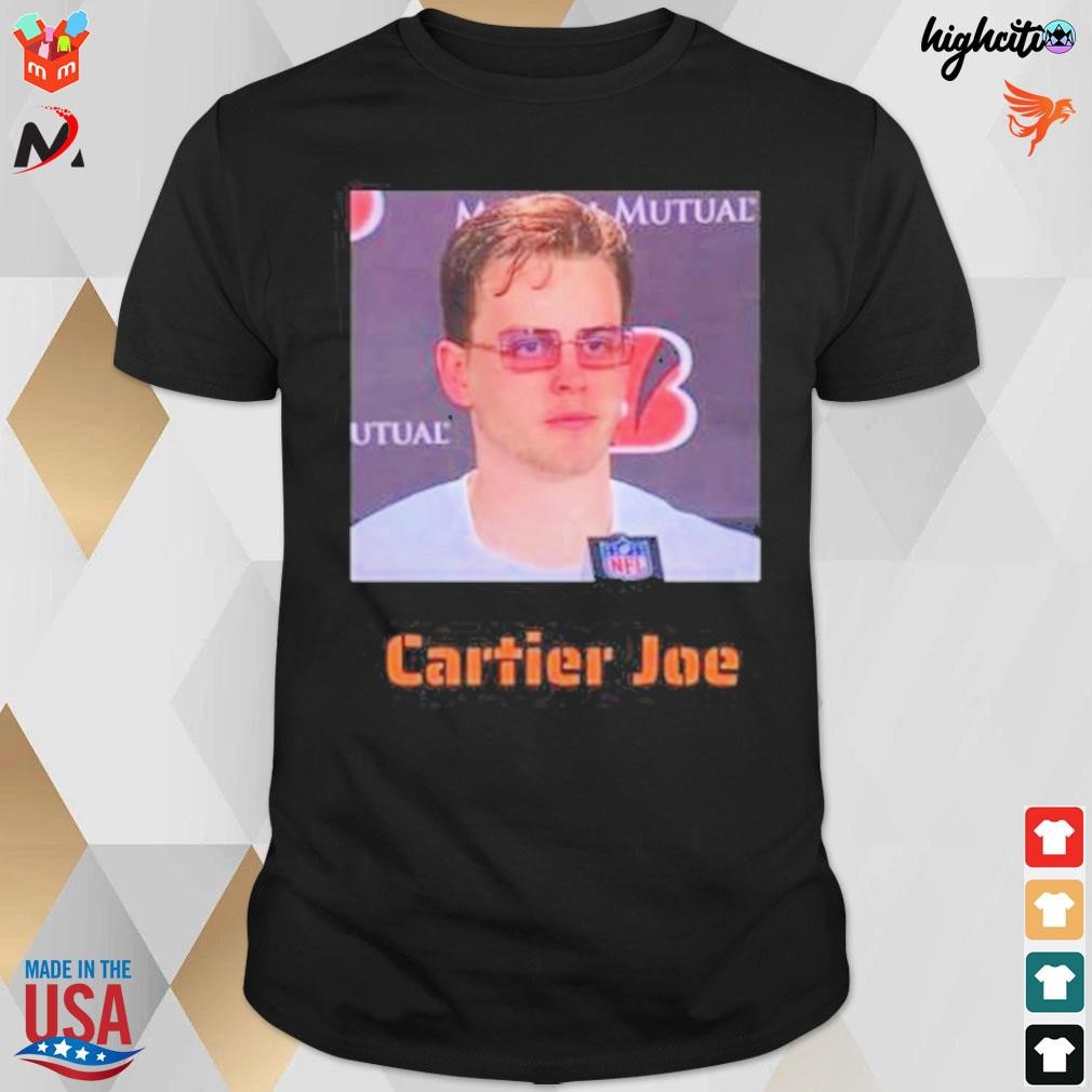 Cincinnati Bengals Joe Burrow cartier Joe t-shirt