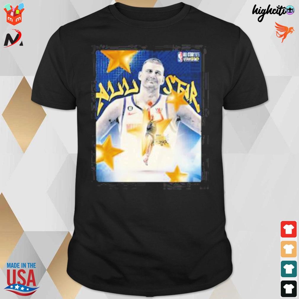 Five time NBA all star congrats Nikola Jokic denver nuggets t-shirt