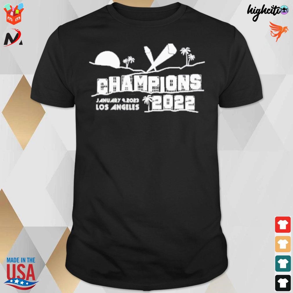 Georgia Bulldog champions 2022 hollywood Los Angeles 2023 t-shirt