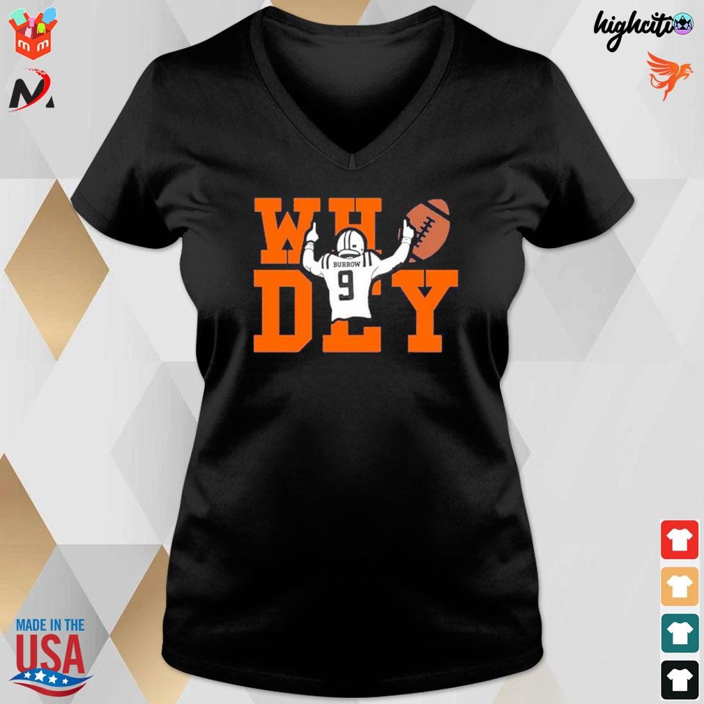 Burrow Who Dey Joe Cincinnati Bengals Shirt