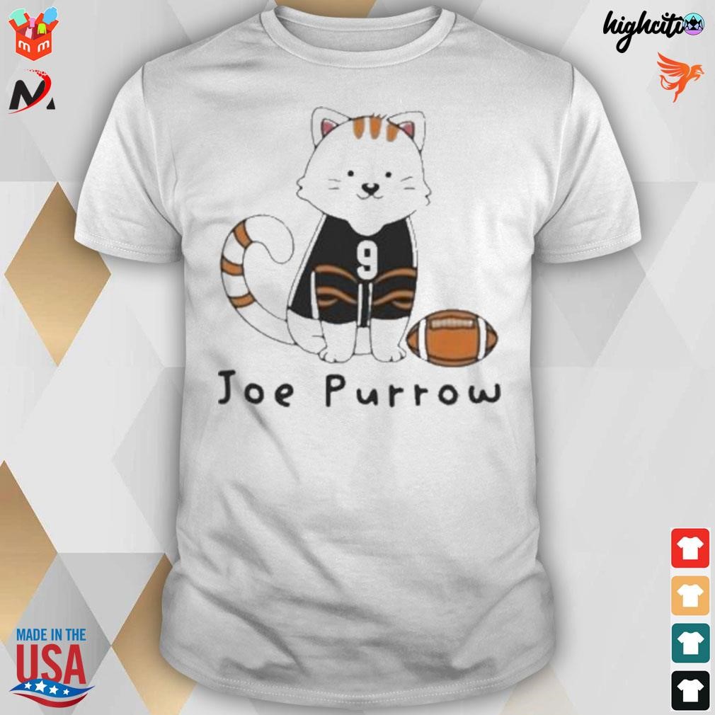 Joe Burrow cat Joe Purow t-shirt