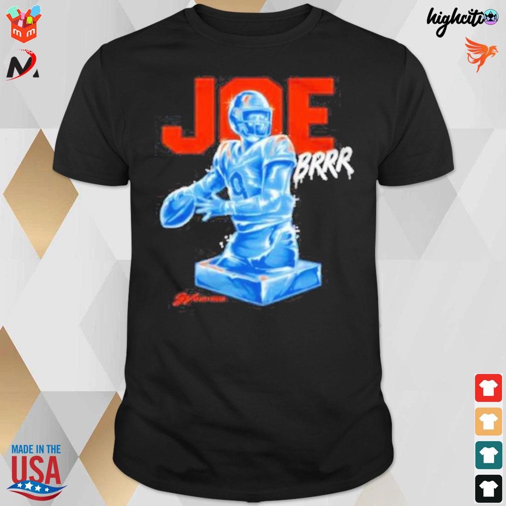 Joe brrr cool as ice Joe Burrow Cincinnati t-shirt