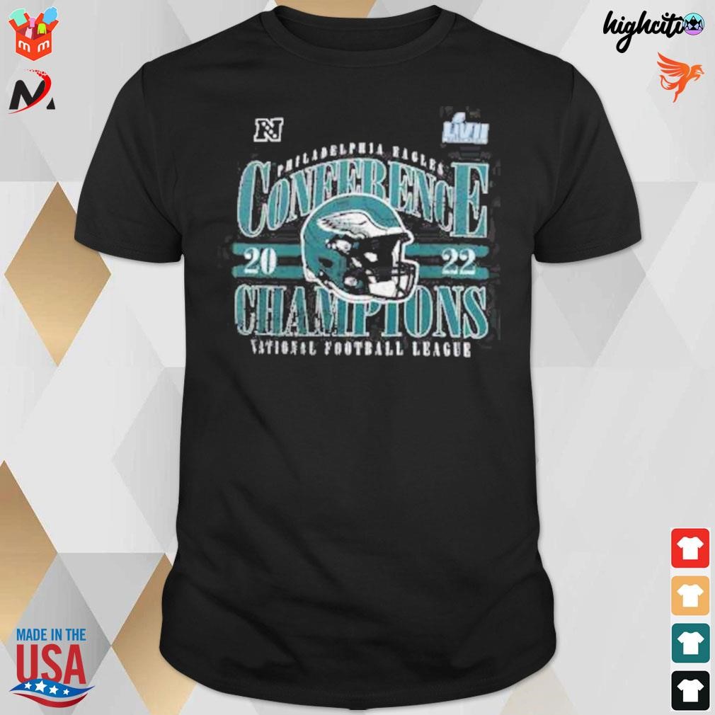 Philadelphia eagles conference 2022 2023 champions national Football league t-shirt
