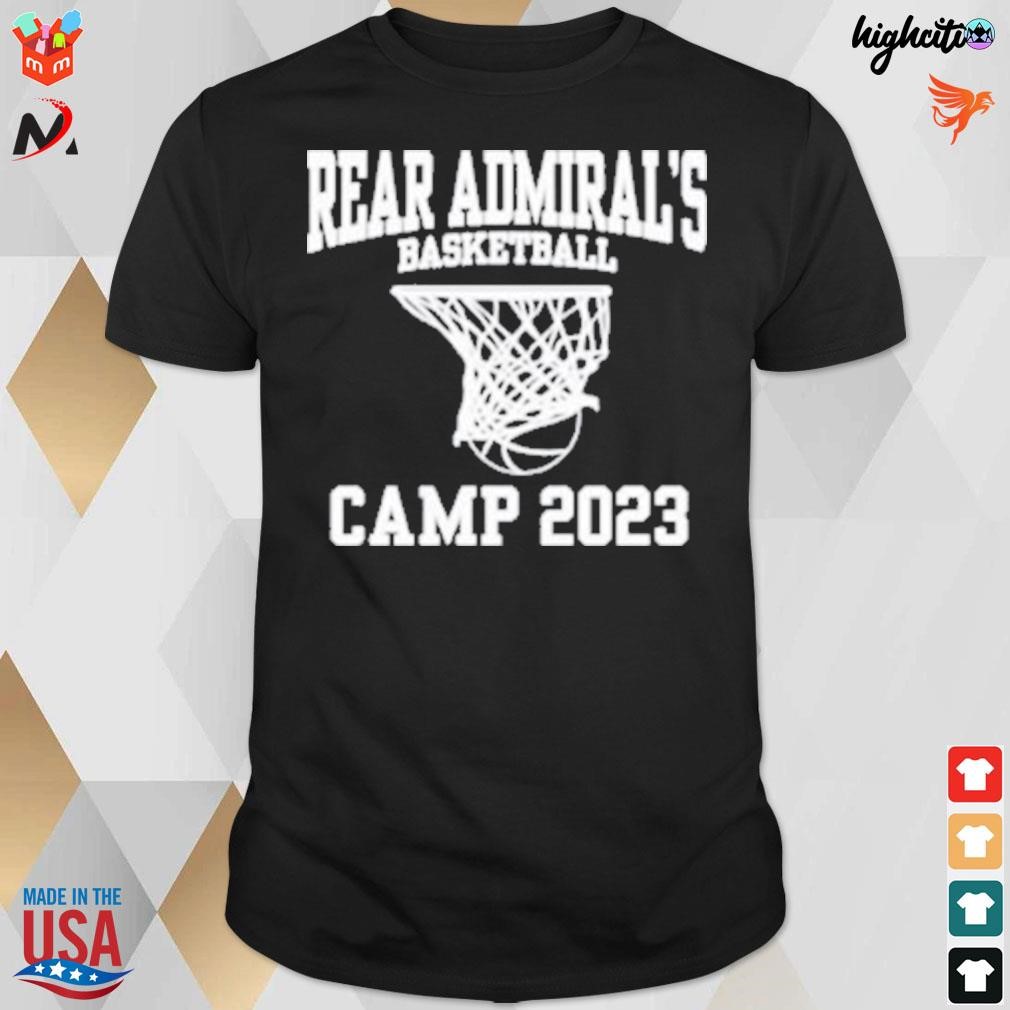 Rear admiral's basketball camp 2023 t-shirt
