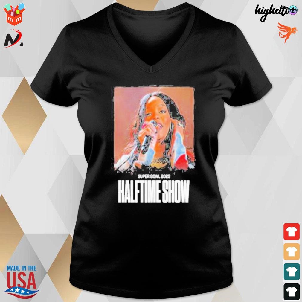 2023 Rihanna Super Bowl Half Time Show Unisex T-shirt - Trends Bedding