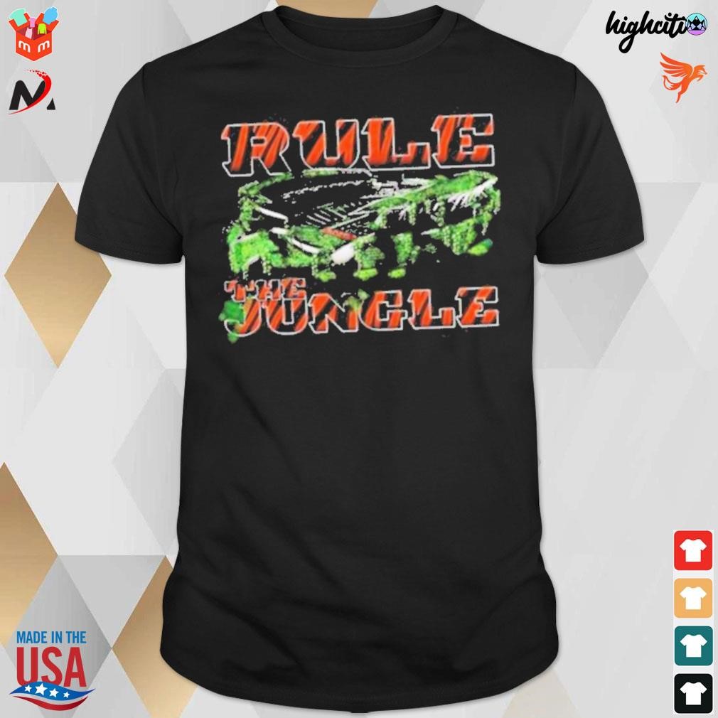 Rule the jungle stadium Cincinnati bengals t-shirt