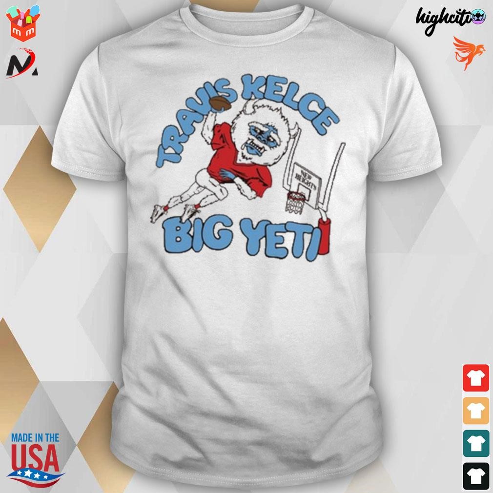 Travis Kelce big yeti t-shirt