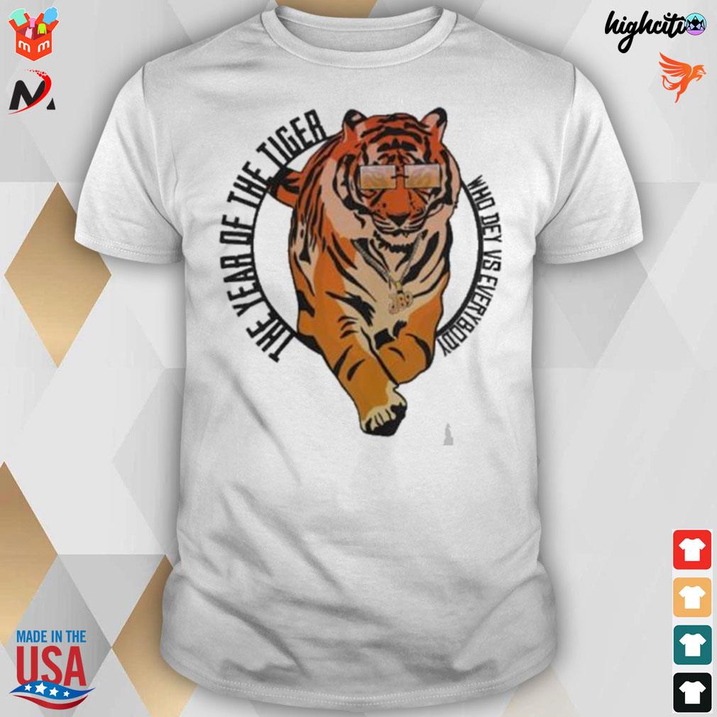 Cincinnati Bengals Year Of The Tiger 2022 shirt, hoodie, sweater, ladies  v-neck and tank top