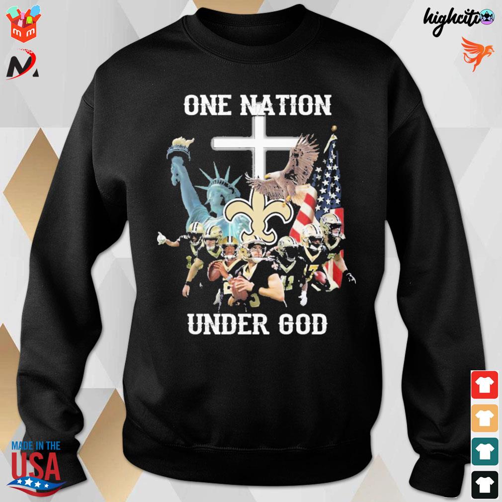 New Orleans Saints One Nation Under God Shirt - Jomagift