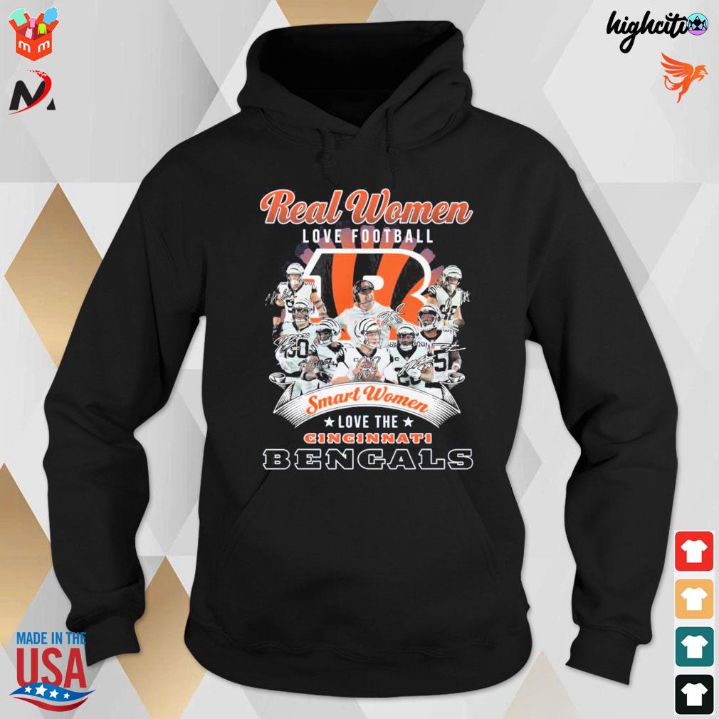 Real women love football smart women love the Cincinnati Bengals 2023 shirt,  hoodie, sweater, long sleeve and tank top